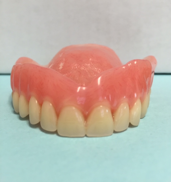 complete upper denture case Dr. Gentry