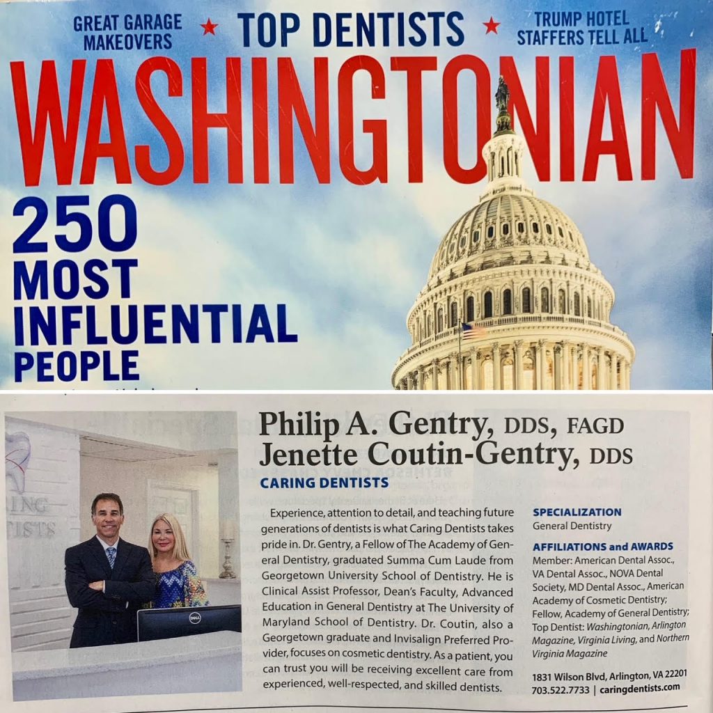 Washingtonian Magazine Top Dentist